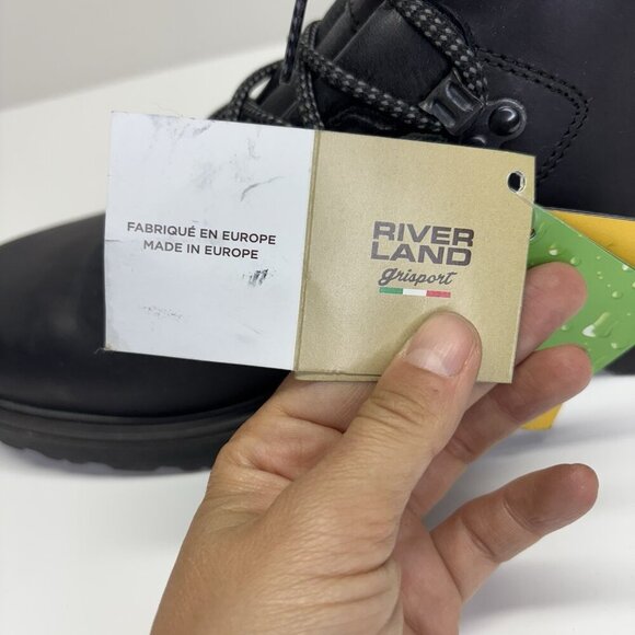 GriSport Mens Gritex Thermal Hiking Trekking Walking Boots Vibram Black Sz 11 - Picture 9 of 16